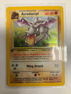 STAMP Pokemon TCG Aerodactyl 1/62 Fossil First Edition Holo Pre Release MP