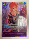 One Piece TCG Mr 2 Bon Kurei (Bentham) EB01-061 Secret Rare Alt Art NM
