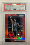 2018 Panini Prizm Kevin Durant #252 Red Prizm card is graded PSA 10 GEM MT 109/299