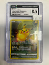 GRADED Pokemon TCG Pikachu GG30/GG70 Crown Zenith Galarian Gallery CGC 8.5
