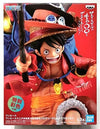 Bandai Banpresto One Piece Mania Three Brothers Collection Monkey D. Luffy Statue